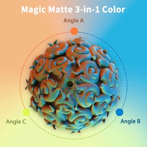 ISANMATE nuevo lanzamiento PLA filamento PLA mate tricolor malaquita para impresión <span class=keywords><strong>de</strong></span> alta velocidad 30-300 mm/s - Product Image 4