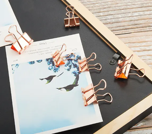 Bộ Kẹp Giấy Màu Vàng Hồng 4 Trong 1 Kẹp Đánh Dấu Sách In Chữ Ghi Chú Kẹp Đẩy Kẹp Giấy Chất Kết Dính Cho Văn Phòng Sinh Viên - Product Image 4