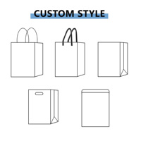 Sac à collation en papier kraft à fond plat, autoportant, stable pour présentation sur étagère de magasin, logo personnalisé pour supermarché.