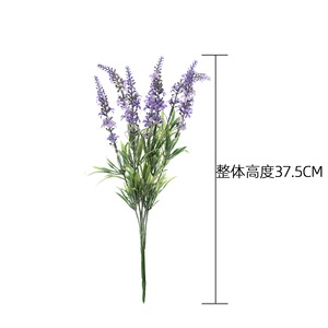 Maige Lavender <b>Artificial</b> <b>Flower</b> Purple And Milky White Plastic Wedding Decor Realistic Ins Style - Product Image 4
