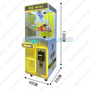 Máquina de garra de estilo pato amarillo que funciona con monedas para patio interior con luces LED <span class=keywords><strong>Arcade</strong></span> Toy Grabber Game Prize Clip Game Machine - Product Image 5
