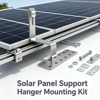 Support de fixation solaire universel en acier inoxydable 304 réglable pour toit en tuiles résidentielles, système d'énergie solaire