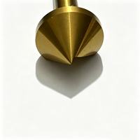 Outil de chanfreinage à queue droite à une seule dent SUPO HSS, revêtement TiN, 60/90/120 degrés, pour débavurage du métal, acier, aluminium