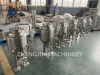Réservoir de fermenteur ZJ 100L Cuve de fermentation de brassage de bière Micro fermenteurs SUS304