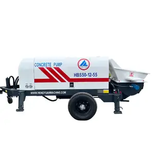 Construction Engineering HBTS Mounted Trailer Concrete Mobile Pump For Concrete Pumps
