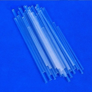 Fabrika Doğrudan Satış Küçük Çaplı Kuvars Cam Tüpler Yüksek Kaliteli Mikro Gözenekli Kuvars Tüpler Özelleştirilmiş Boyutlar Kesim Yüksekliği - Product Image 1