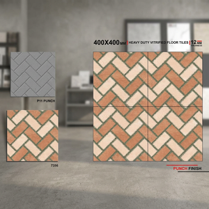 Carreaux de sol en porcelaine émaillée numérique 40x40cm pour parking, haute résistance, pour extérieur, nouveau design de sol - Product Image 2