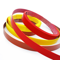 Banda de Borde de PVC Mingbang, Color Sólido, Imitación Madera, para Paneles de Armario, Borde sin Costuras, Acabado de Color Uniforme