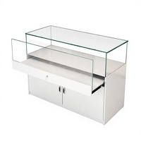 Schmuck-Ausstellungsvitrine Muster-Ausstellungsschrank Museum-Ausstellungsständer Einkaufszentrum Glasvitrine Beweglich