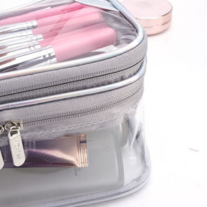 Bolsa de Maquillaje Transparente de PVC Premium, Transpirable, Unisex, de Lujo, Impermeable, <span class=keywords><strong>con</strong></span> Cierre de Cremallera, de Gran Capacidad - Product Image 5