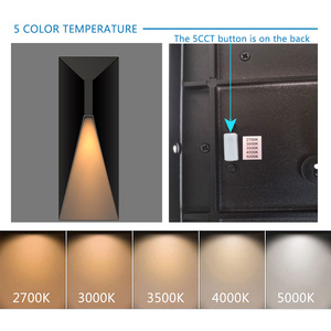 Indoor 14 Inch 5CCT <strong>Wall</strong> <strong>Light</strong> AC100-277V/12W/800LM IP65 Waterproof Aluminum Alloy Up 8 And Down <strong>Wall</strong> <strong>Light</strong> - Product Image 3