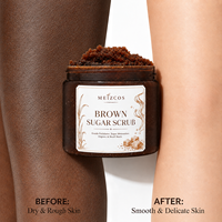 Gommage corporel au café Arabica 100% biologique avec aloe vera et huile de coco, exfoliant naturel pour peaux normales, gommage au café au sucre brun