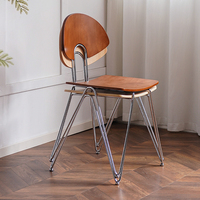 Chaise Botai Shell, style nordique, chaise de salle à manger en bois massif, dossier haut, design haut de gamme, vintage, mobilier d'intérieur, chaise empilable