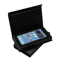Boîtes d'emballage pour téléphones portables en papier kraft de haute qualité, boîtes d'emballage pour portefeuilles, boîtes cadeaux rectangulaires à rabat magnétique