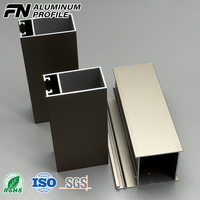 Profils en aluminium de haute qualité pour fenêtres Usinage CNC Profil en aluminium sur mesure Profil de porte coulissante en aluminium