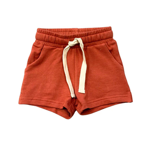 Shorts Bermuda en Coton Tricoté Décontracté pour Garçons, Bleu Marine Uni, Taille à Cordon de Serrage, Longueur Courte, Taille Mi-Haute - Product Image 6