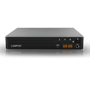 LONPOO de alta calidad de control remoto casa DVD/VCD/DVD jugador casa reproductor de karaoke con H D M MIC