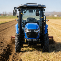 Le tracteur à quatre roues motrices de 60 chevaux le plus adapté pour les terres agricoles et les jardins