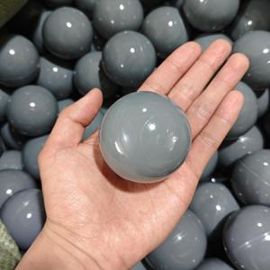 Usine en gros 5.5cm 6cm 7cm 8cm boules de fosse blanches boules de fosse d'intérieur pour aire de jeux couleurs vives jouet de bain boules creuses douces - Product Image 3