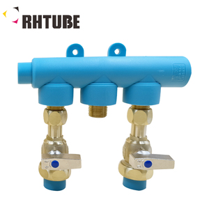Collettore PPR in <span class=keywords><strong>ottone</strong></span> a 2 e <span class=keywords><strong>3</strong></span> vie con filettature esterne, raccordo per tubi ad alta pressione e alta portata per l'approvvigionamento idrico PN25, resistente alla corrosione - Product Image 5