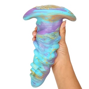 Dildo Súper Grande y Grueso con Forma Europea Americana, Tapón Anal de Dragón Monstruoso Colorido, Expansor de Fantasía, Nuevos Juguetes para Mujeres - Product Image 3