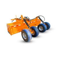 Système de nivellement de terrain GPS WISDOM BEIDOU pour tracteur, niveleuse de terrain haute précision de 3 m avec roulement et attache 3 points