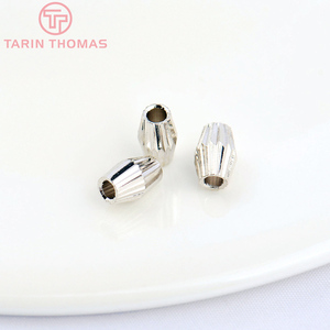 Cuentas espaciadoras de latón de alta calidad en color oro de 24 quilates, varios estilos, suministros para la fabricación de joyas, accesorios para la fabricación de pulseras - Product Image 5