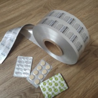 Film d'aluminium facile à déchirer personnalisable, film thermoscellant pour emballage sous blister, film en rouleau pour boîtes blister en PVC