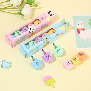 <span class=keywords><strong>Mini</strong></span> surligneur promotionnel, stylo surligneur panda mignon, <span class=keywords><strong>pastel</strong></span>, néon, stylo marqueur multicolore avec surligneur - Product Image 5