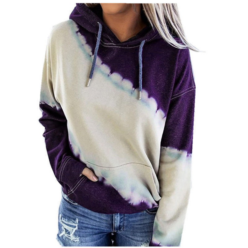 Asymmetric blending of purple, white, and blue