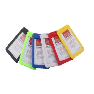 Hoge Kwaliteit Verticale Plastic Id-kaart Houder Voor Kantoor/School/Conferenties/Exposanten