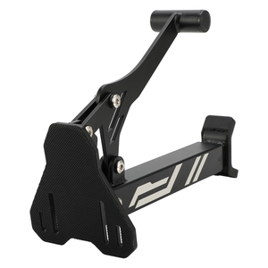 JFG Soporte de Acero Portátil para <span class=keywords><strong>Mantenimiento</strong></span> de Motocicletas, con Recubrimiento de Polvo Negro, para Uso en Talleres y Garajes - Product Image 3