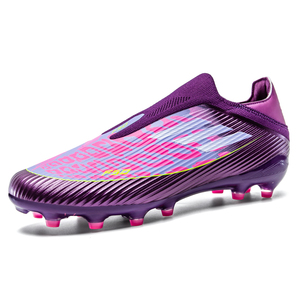 Chaussures de football unisexe à col chaussette, tige en TPU, <span class=keywords><strong>crampons</strong></span> mixtes FG AG, support de talon, vente en gros, usine OEM - Product Image 1