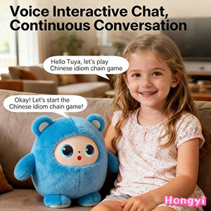 OEM 设计师定制毛绒玩具 AI 乙烯基脸部模型毛绒钥匙扣系列 毛绒钥匙扣 毛绒玩具定制 - Product Image 3