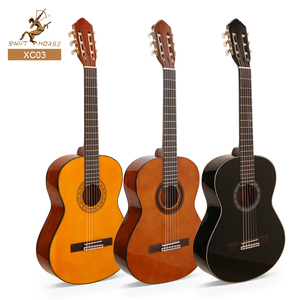 Chất lượng cao OEM ODM 39 inch cây đàn <span class=keywords><strong>guitar</strong></span> cổ điển vân sam hàng đầu gỗ gụ trở lại bán buôn cây đàn <span class=keywords><strong>guitar</strong></span> cổ điển Nhà Máy Giá cho bán - Product Image 1