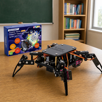 Kit de robot araignée éducatif STEM ACEBOTT OEM ODM ESP8266 WIFI APP pour enfants, kit de robotique pour enfants à coder soi-même ACECode pour Arduino
