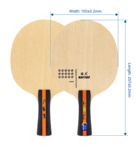 Lame de tennis de table haïtienne 7 plis S-ZLC en fibre de carbone aramide pour entraînement professionnel et matchs - Product Image 2