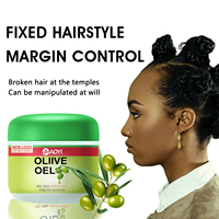 Cire coiffante à l'huile d'olive verte, fixation forte, pour salons de coiffure - Fournisseur direct usine