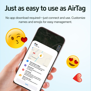 อุปกรณ์ติดตามป้องกันการสูญหายค้นหาแท็ก MFI สมาร์ทแท็กติดตาม BLE ตัวค้นหากุญแจและตัวระบุตำแหน่งสินค้าสำหรับกุญแจกระเป๋าเงิน iOS GPS - Product Image 5