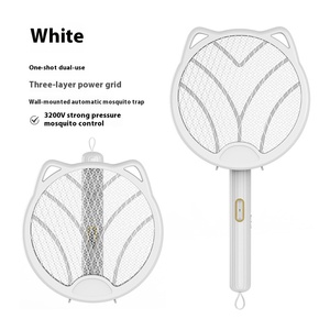 Thiết bị diệt muỗi điện bốn trong một có thể sạc lại USB Thiết kế tai mèo có thể gập lại hộ gia đình đa chức năng muỗi điện - Product Image 6