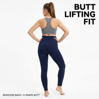Leggings de yoga de maternité taille haute avec soutien abdominal, pantalon de grossesse d'entraînement avec poches, vêtements de sport sans couture pour femmes