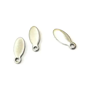 Pendentif ovale en acier inoxydable, accessoires pour fabrication de bijoux de bonne qualité, perles à sertir et extrémités, avec des mots en acier inoxydable