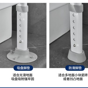 ราวจับช่วยพยุงในห้องน้ำ YJL รับน้ำหนักได้ 100 กก. สำหรับผู้สูงอายุ ราวจับเพื่อความปลอดภัยในห้องน้ำ - Product Image 3
