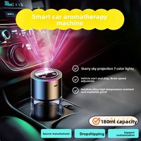 Diffuseur de parfum automatique pour voiture en métal, type siège, capacité 180 ml, désodorisant pour voiture