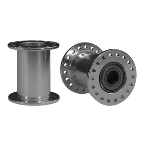 Buje de rueda de aluminio con 12 mm de diámetro de rodamiento, 28 orificios, plateado, accesorios para ciclismo - Product Image 4
