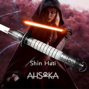 Sabre laser LED clignotant LGT SABER <span class=keywords><strong>Shin</strong></span> <span class=keywords><strong>Hati</strong></span> style vieilli, idéal pour cosplay, cadeau, vente en gros et livraison directe - Product Image 1