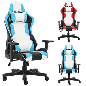 <span class=keywords><strong>Chaise</strong></span> de bureau ergonomique blanche et bleue, vente en gros directe d'usine, <span class=keywords><strong>chaise</strong></span> de jeu <span class=keywords><strong>noble</strong></span> - Product Image 1