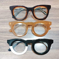 Montura de Gafas Graduadas Unisex de Acetato Grueso, con Bisagras de Resorte y Resistentes a Arañazos, Bajo MOQ, Suministro Directo de Fabricante
