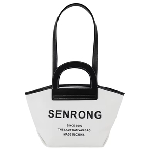 Bolsos de Mano Personalizados de Fábrica OEM ODM en Vietnam para Mujer, Bolsos de Lona Modernos para Compras - Product Image 6