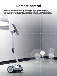 소년을위한 화상 회의 로봇 P2 자율 스마트 <span class=keywords><strong>AI</strong></span> 로봇 조명 기능 모바일 장애물 회피 원격 제어 자동 - Product Image 4